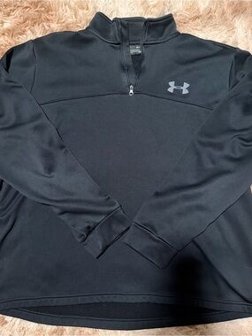 Under Armour Black 1/4 Zip Performance Pullover